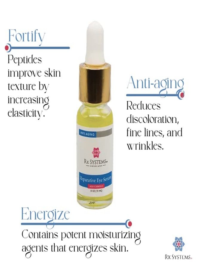 Rx Systems PF Reparative Eye Serum - Vegan Formula with 8 different Peptides, Plant Extracts & No Fillers, Paraben, or Silicone! Eye Cream for Puffiness and Bags Under Eyes - Under Eye Serum - Image 4